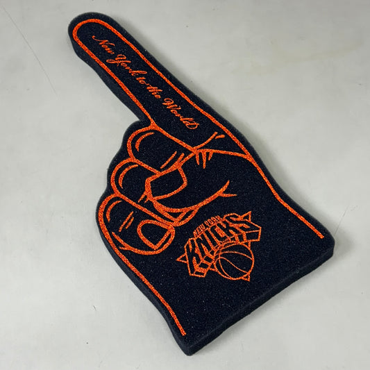 KITH X NEW YORK KNICKS Foam Finger 16.5" x 7.5" Dark Navy / Orange RARE (New)