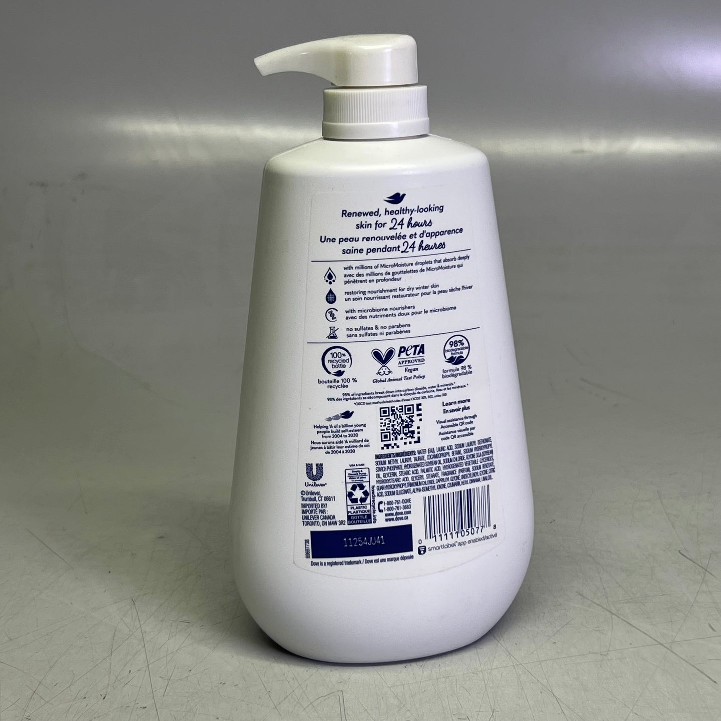 DOVE Limited Edition Winter Care Liquid Body Wash with pump 30.6 fl. oz.