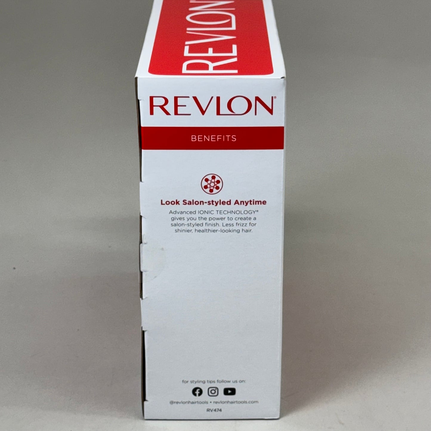 REVLON Smooth and Effortless 1875W Ionic Hair Dryer Berry RV474