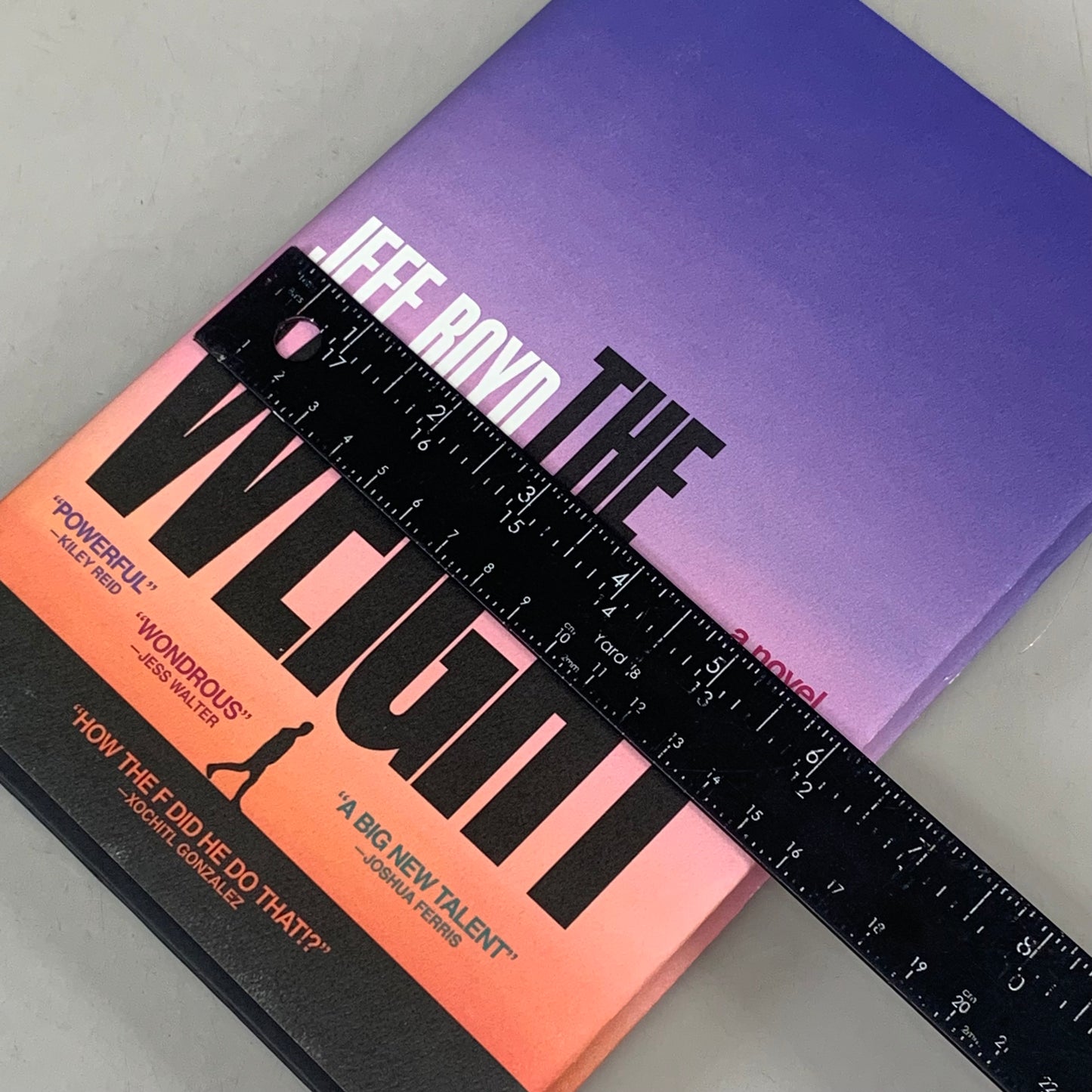 SIMON & SCHUSTER Jeff Boyd The Weight A Novel 336 Pages