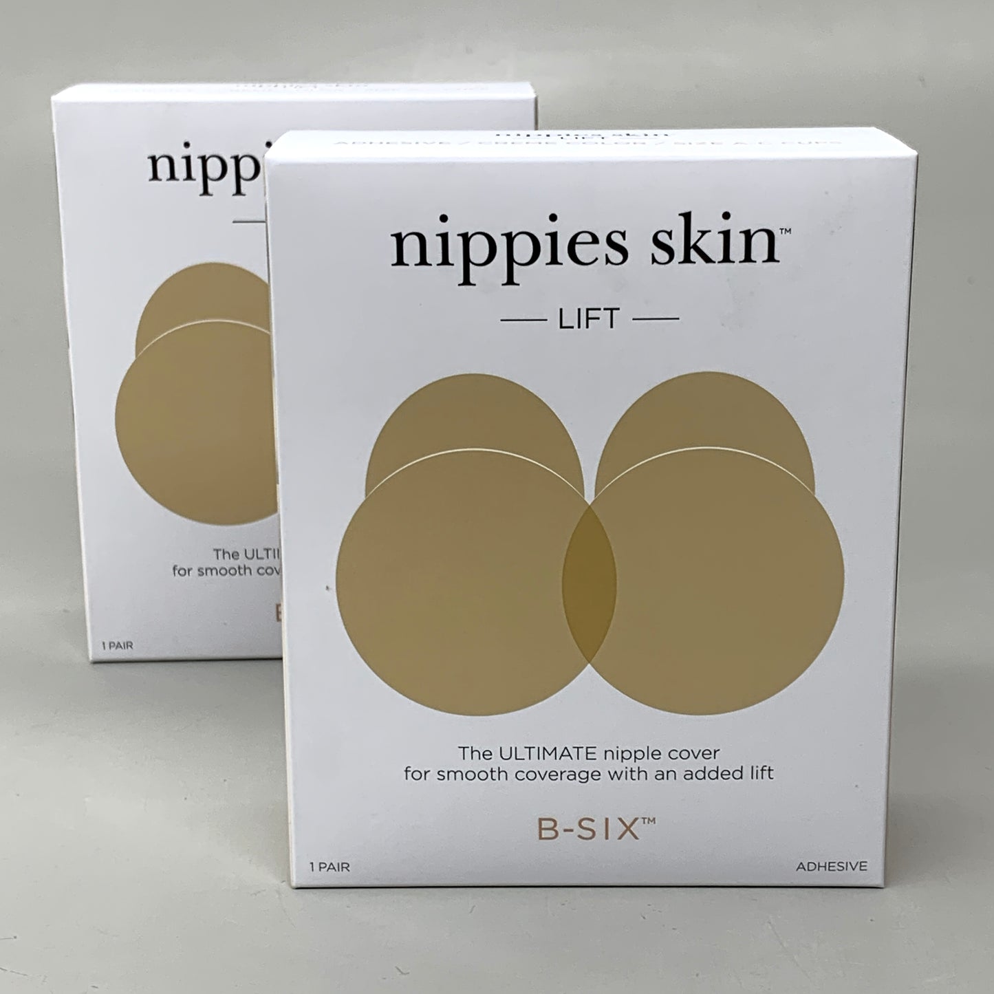 NIPPIES SKIN (2 PACK) Lift Nipple Cover Matte W/ Nipple Covering Creme 1 Pair