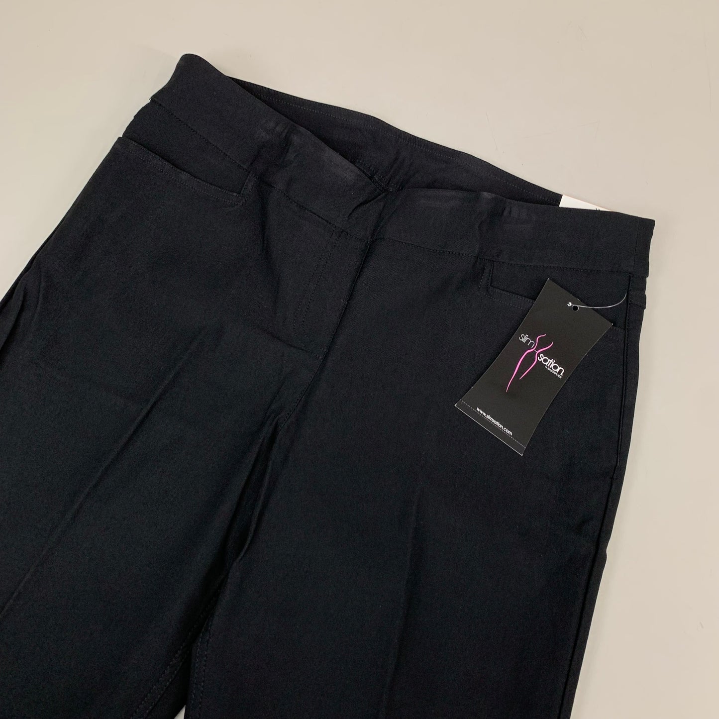 MULTIPLES Ankle Pants Petite Women's Sz 12 Black