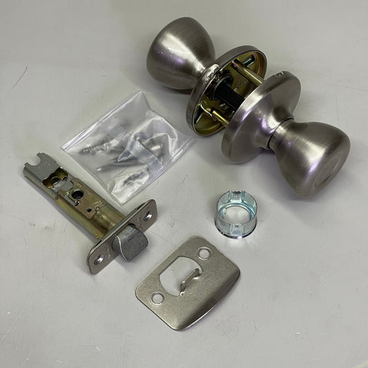 KWIKSET Hall & Closet Tylo Passage Door Knob Satin Nickel 92001-508