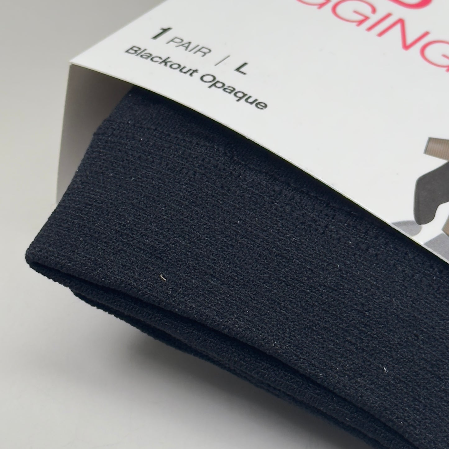 HANES (2 PACK) Style Essentials Fleece Lined Leggings Womens Sz L Blackout 284660