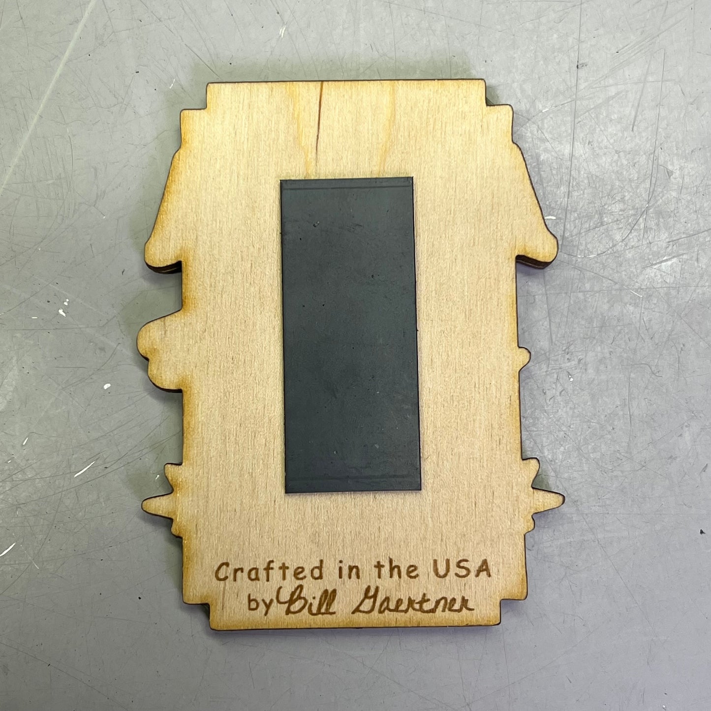 (2 PACK) Trout Fish Laser Cut Wood Magnet Souvenir From JUNEAU, AK Made In USA