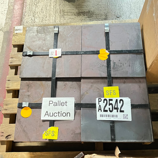ZA@ Pallet of MIXED Pallet of Alloy Steel Sheet Plates Dark Grey 4140 (AS-IS)