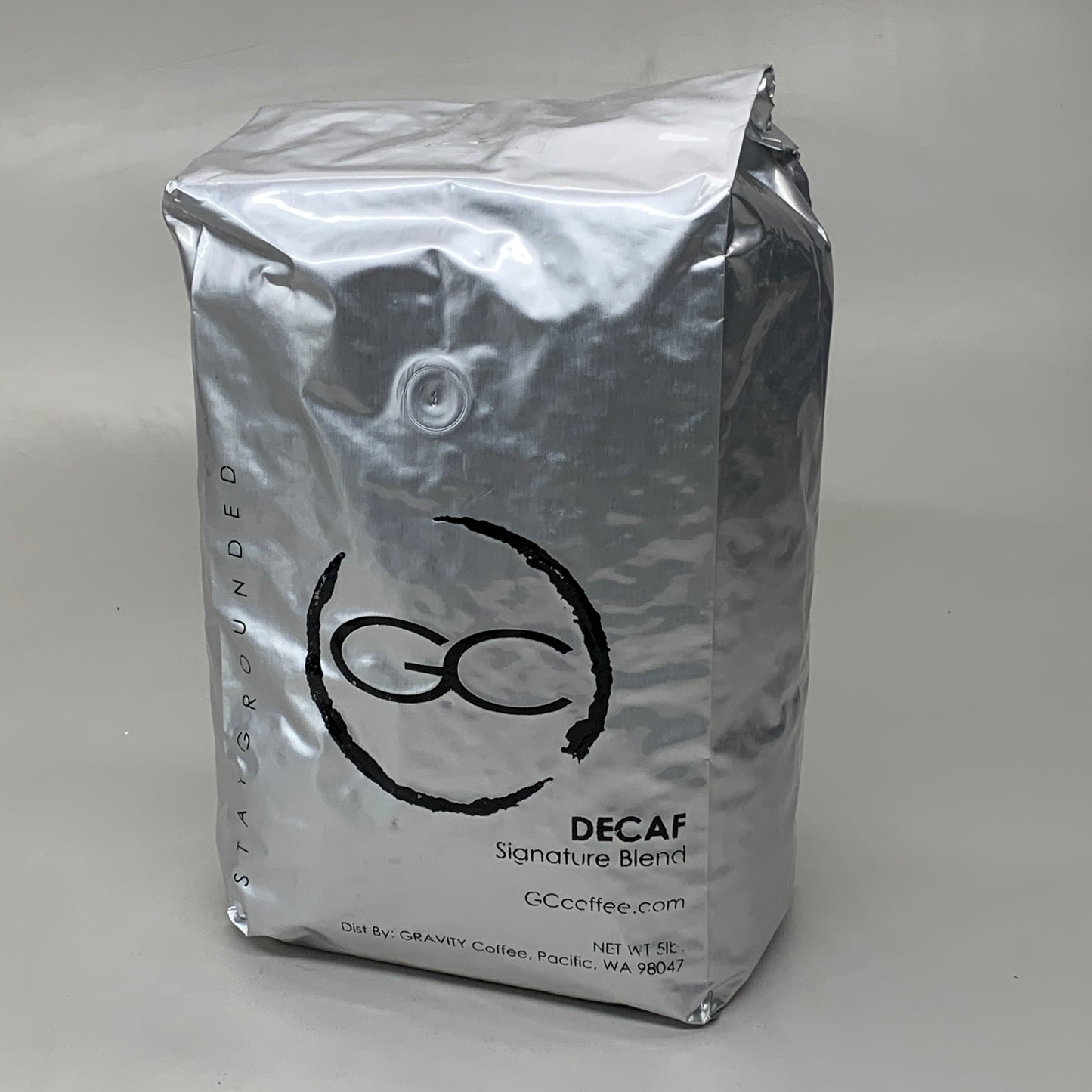 GC COFFEE CO. (2 BAGS) Gravity Coffee Decaf Signature Blend 5lb Bag