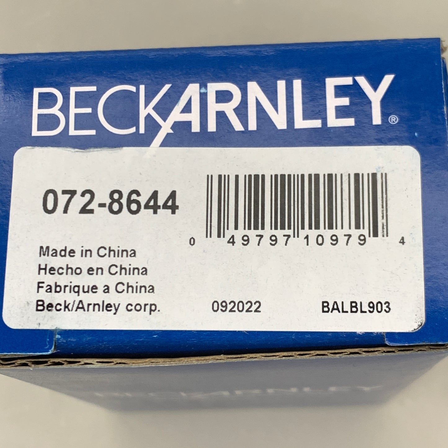 BECK ARNLEY Drum Brake Wheel Cylinder for Honda Vehicles 072-8644