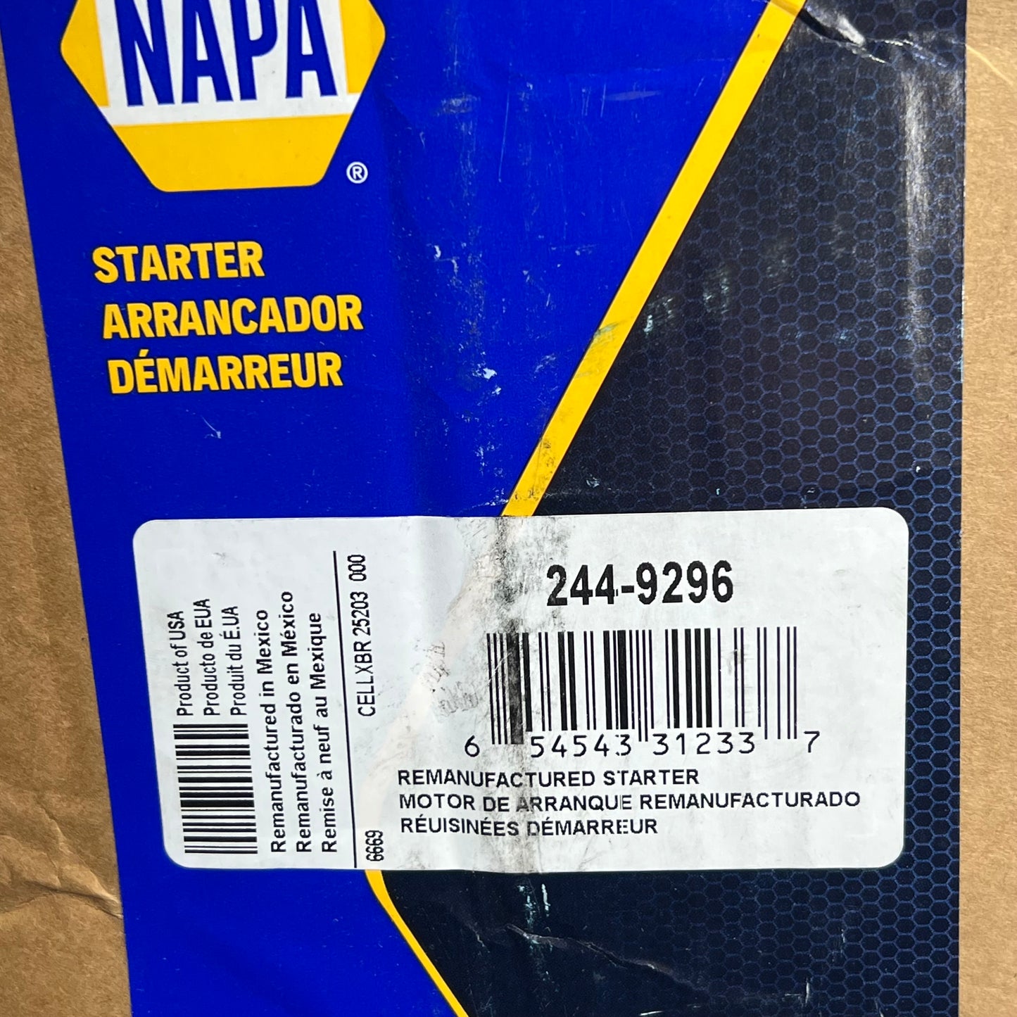 NAPA Bolt-on Mount Starter Remanufactured for Ford Super Duty Vehicles  2449296