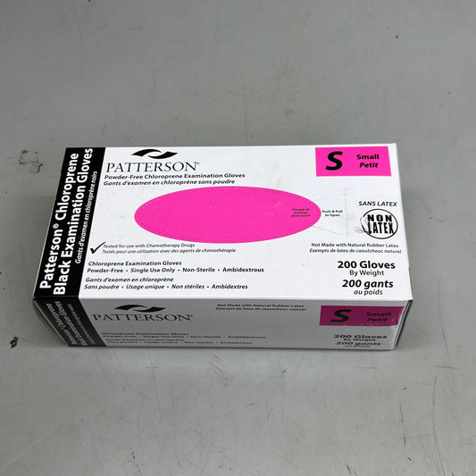 PATTERSON Chloroprene Examination Gloves Small/Petit Pink