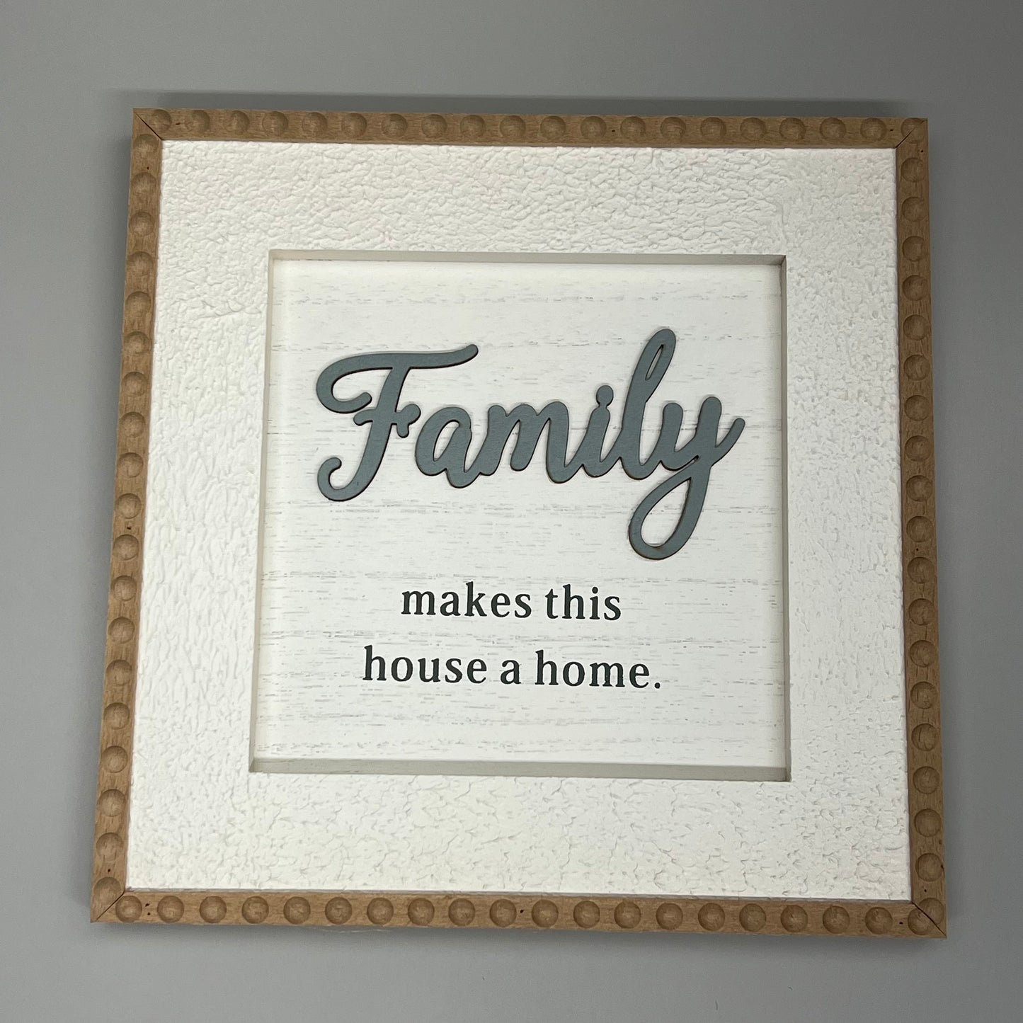 ASHLAND (2 PACK) Framed Wooden Wall Decor Family Makes This House a Home 734823