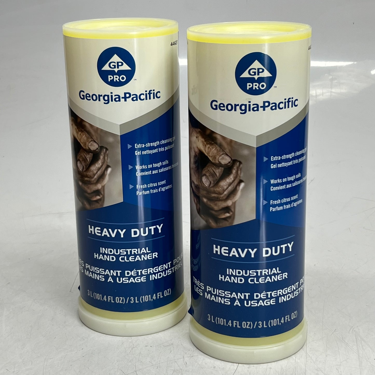 GEORGIA PACIFIC (2 PACK) Heavy Duty Industrial Hand Cleaner 101.4 fl oz. BB 07/27