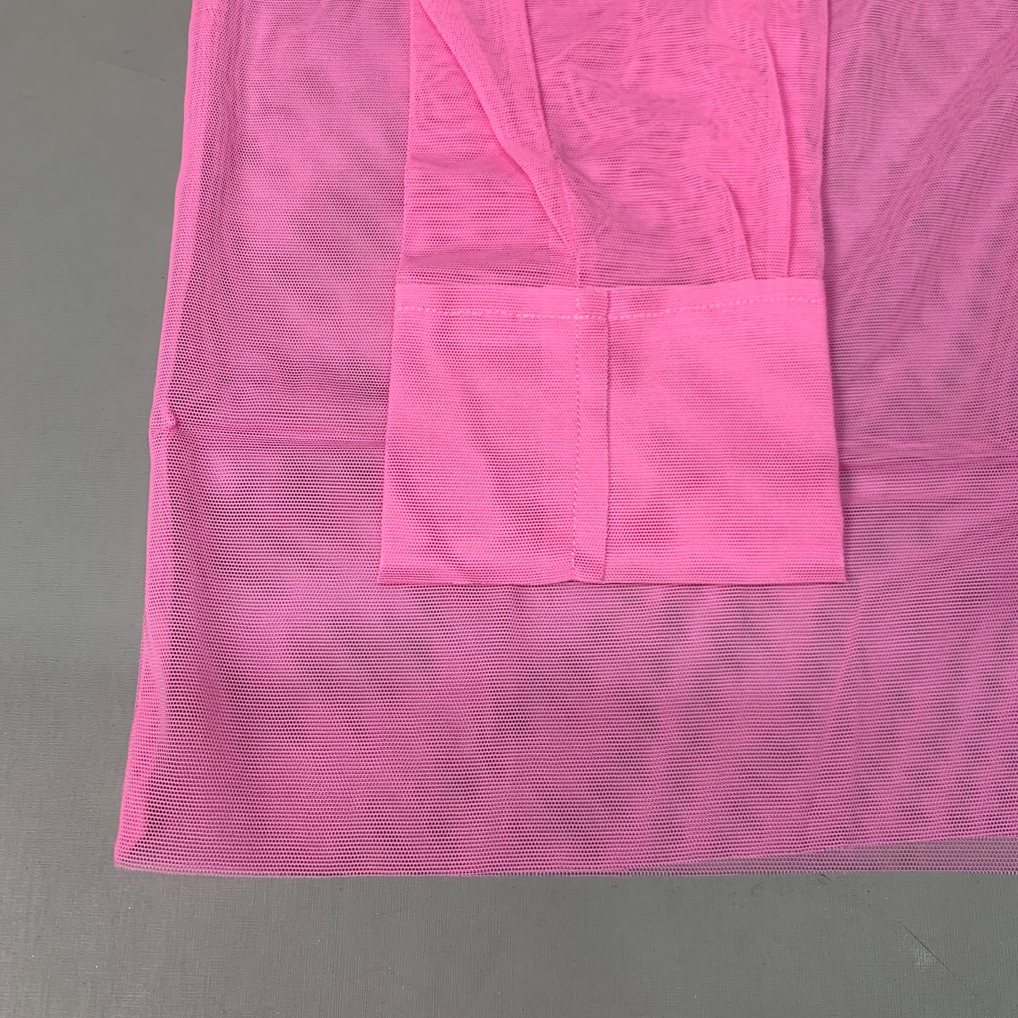 NORMA KAMALI Nk Shirt w/ Faux Pockets Sz XS/34 Candy Pink ST1236MS963966