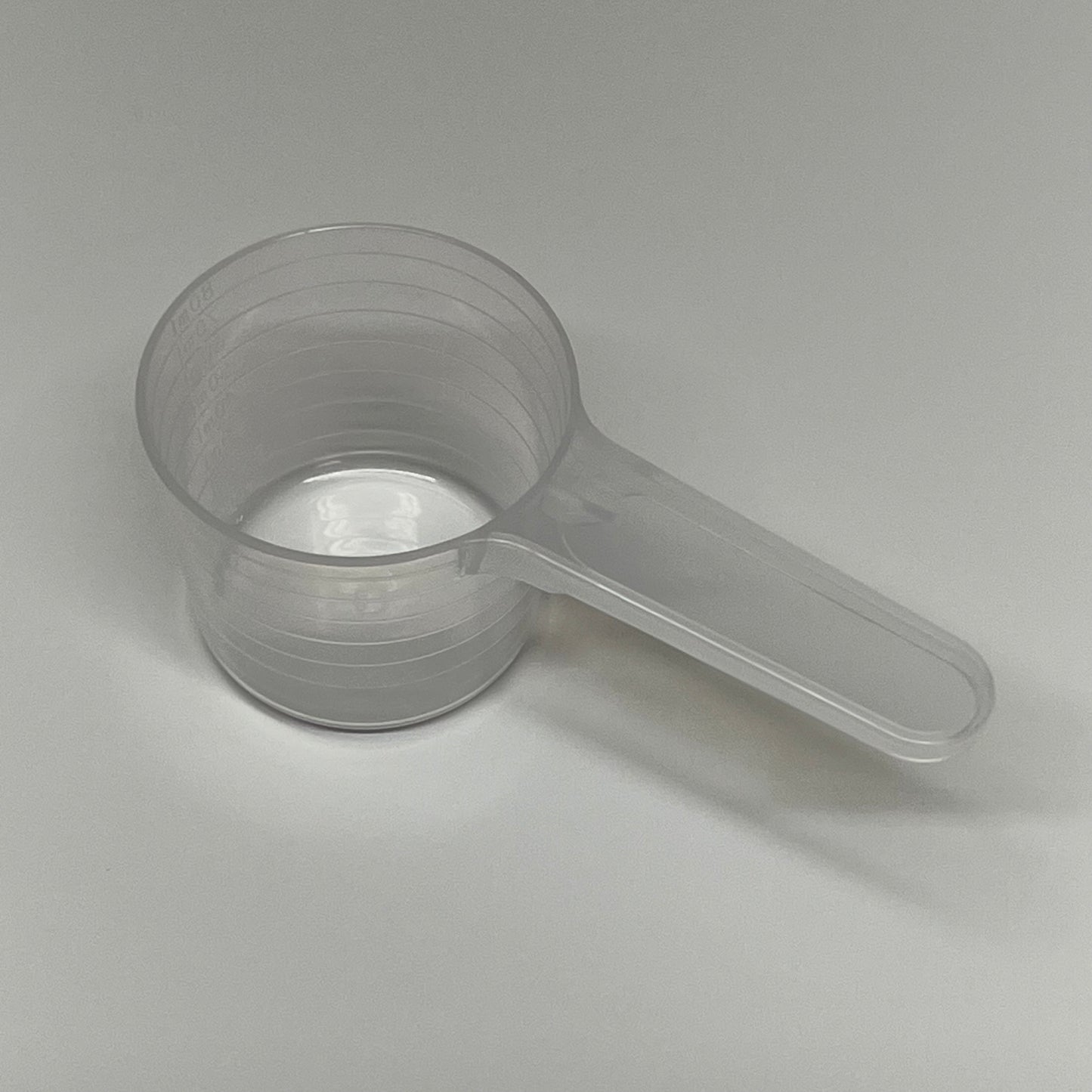 ZA@ (20 PACK) Plastic Measure Powder Scoop  80ml  Clear