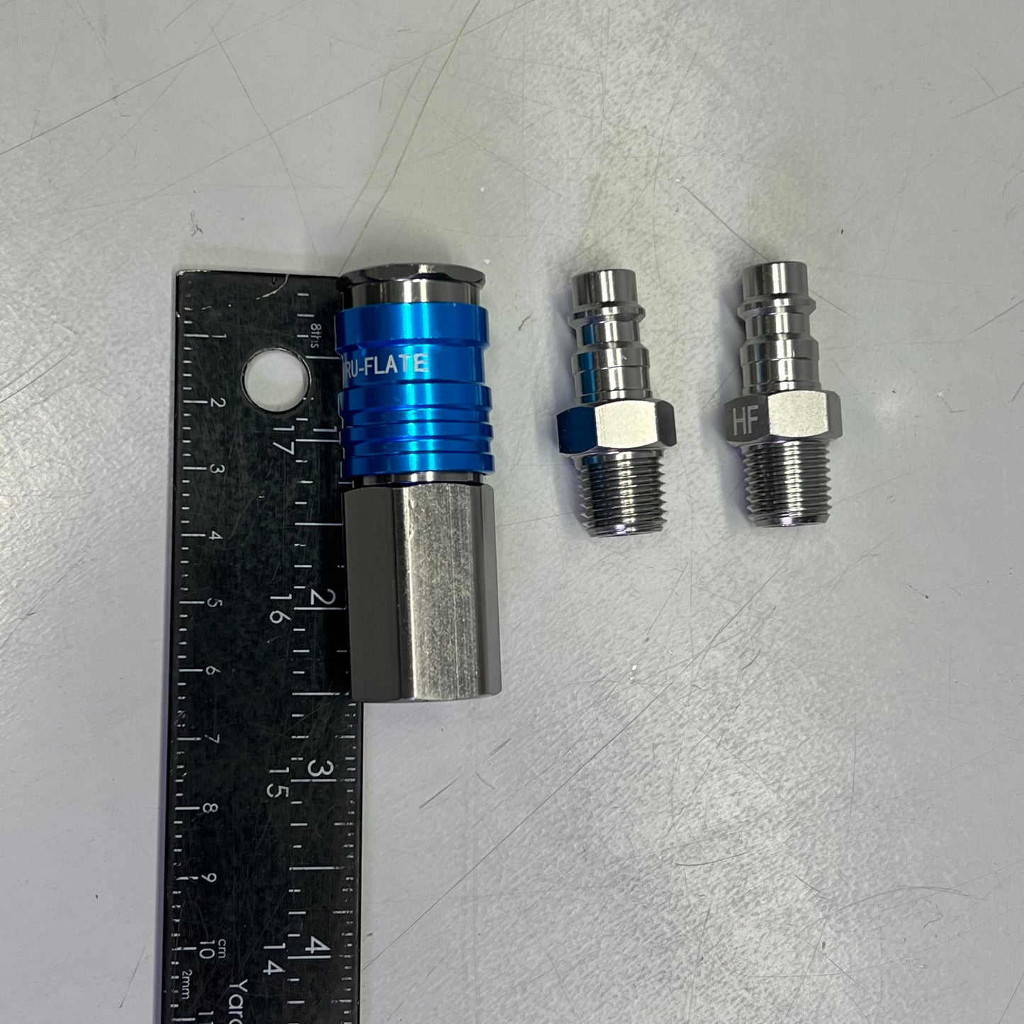 TRU-FLATE Air Ratchet & 1/2" Impact Wrench Kit 1/4" Air Inlet 6,500 RPM 25-590TF