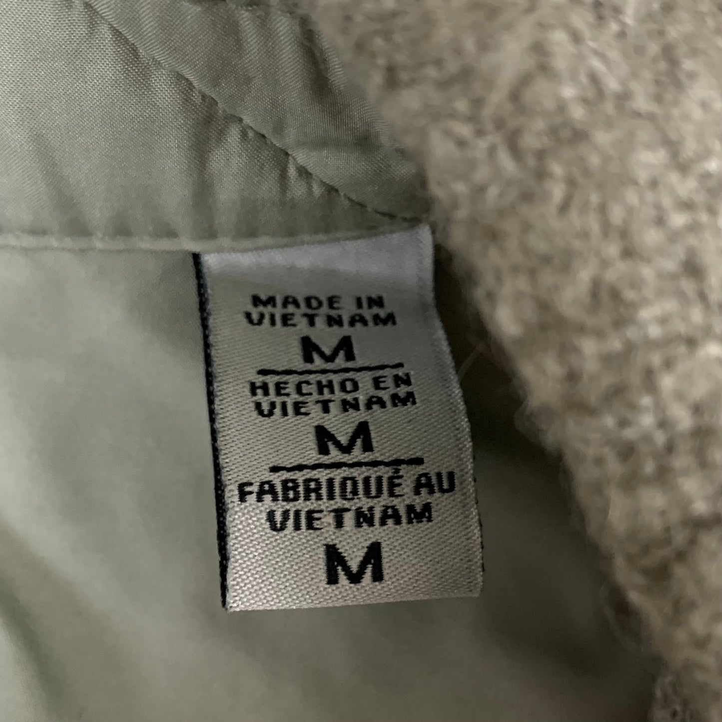 LEVI'S Front Button Cropped Jacket W/ Laydown Collar Women's Medium Tea Green 595450040