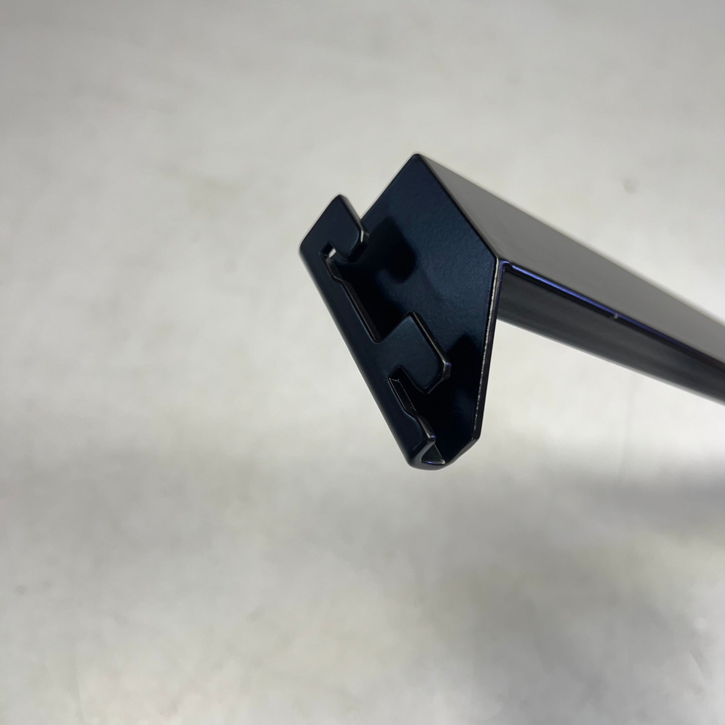 UDIZINE Hanging Rail for Hooks & Accessories Vertik Component  24" Black VR100DB