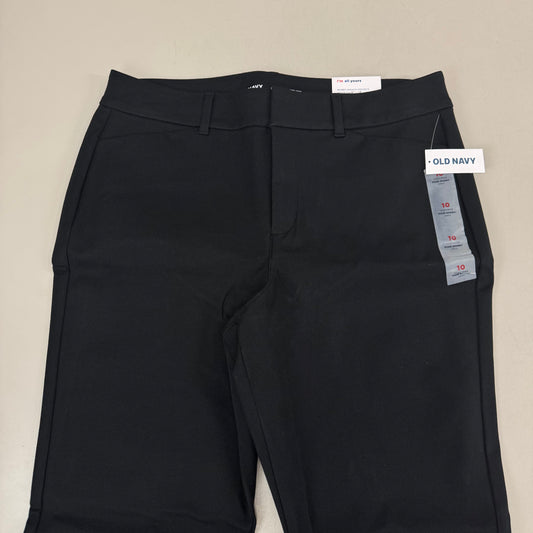 OLD NAVY High Waisted Pixie Skinny Ankle Pants Women's Sz 10 Black 3139011958