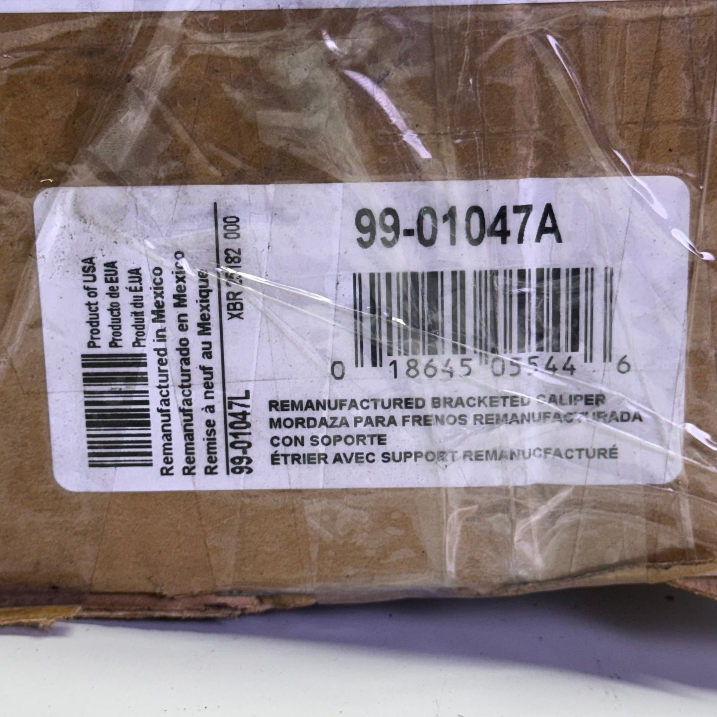 BRAKEBEST Remanufactured Bracketed Caliper Grey 99-01047A