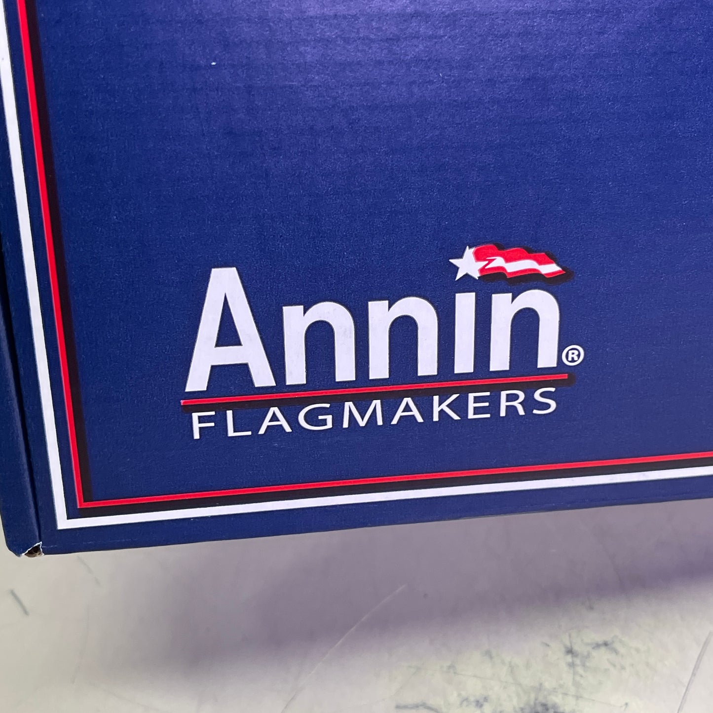 ANNIN American Flag USA Made Nylon UV Resistant 4'x 6' Red, White & Blue 3JN77