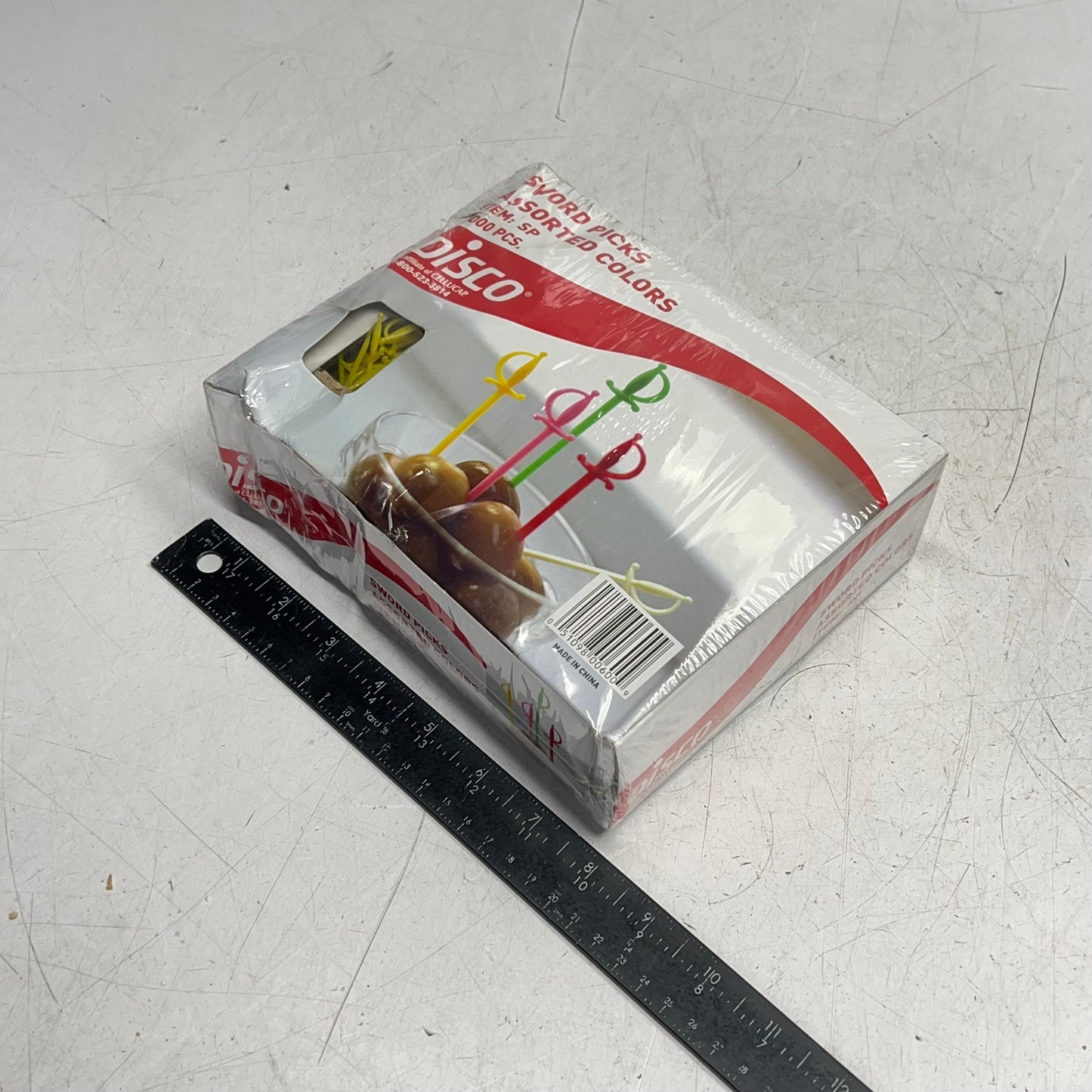 ZA@ DISCO (1000 PACK) Cocktail Sword Picks Multicolor SP (As-is)