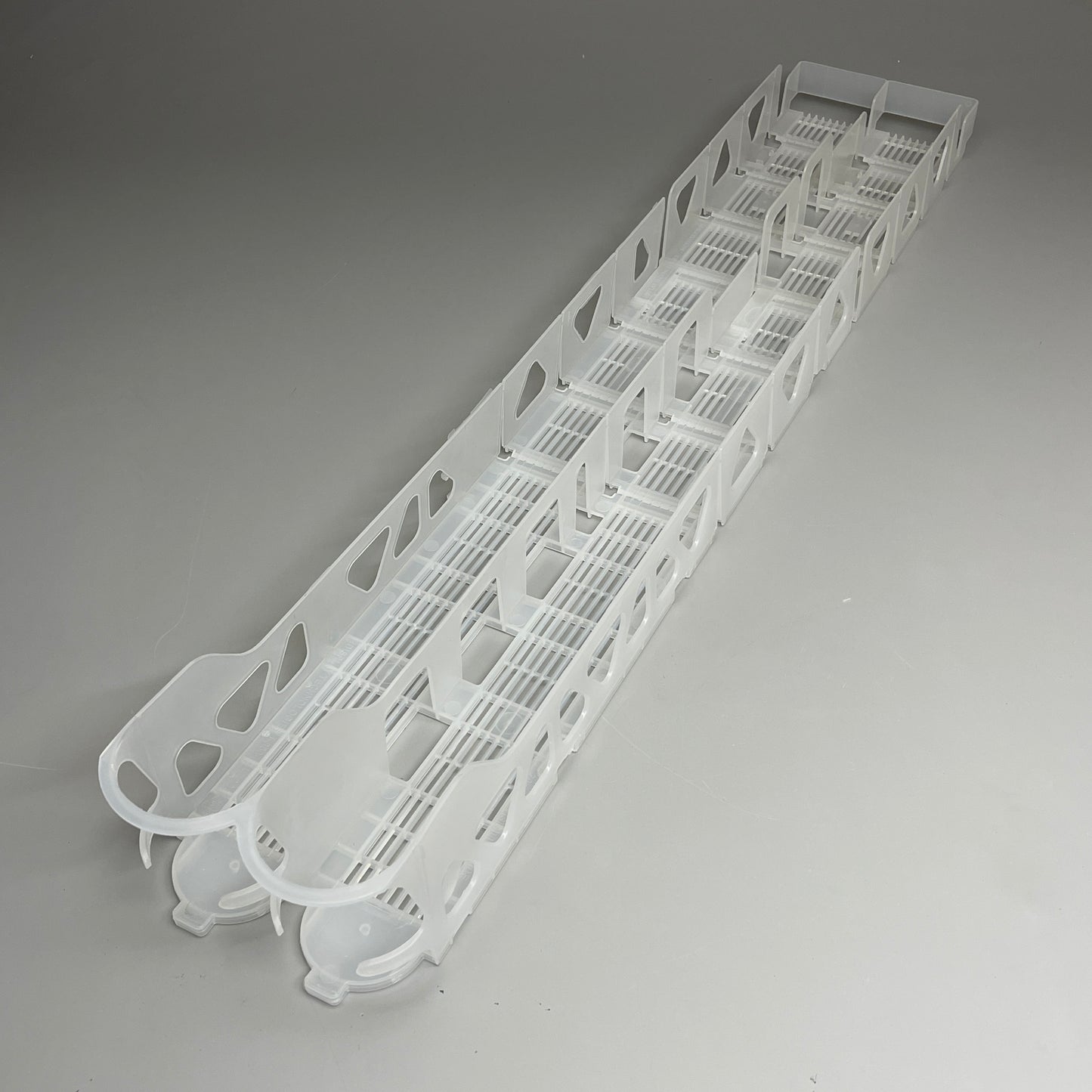 VISI SLIDE Can & Bottle Organizer Low Profile 21” or 36" Deep Adjustable - Case of 12 Main Pieces