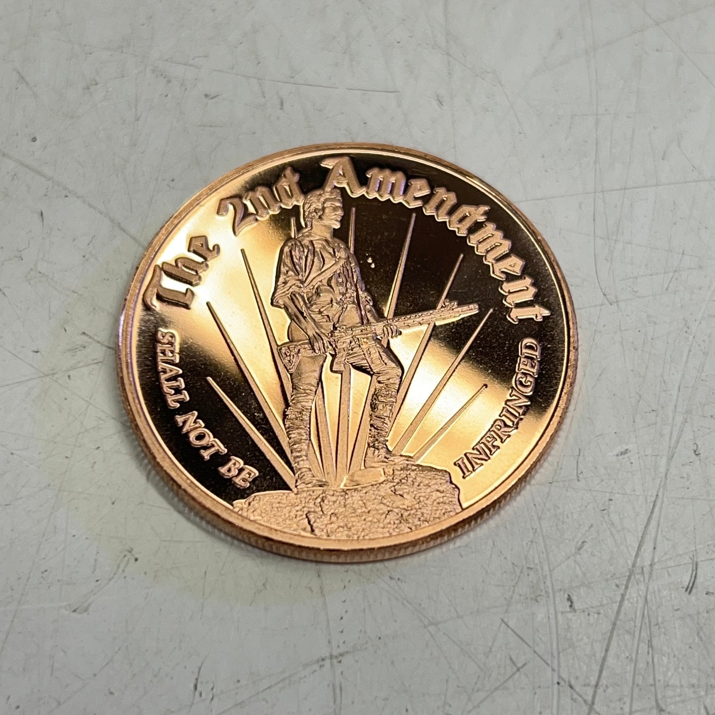 (20 PACK) Second Amendment Right to Bear Arms 1 oz .999 Fine Copper Round USA