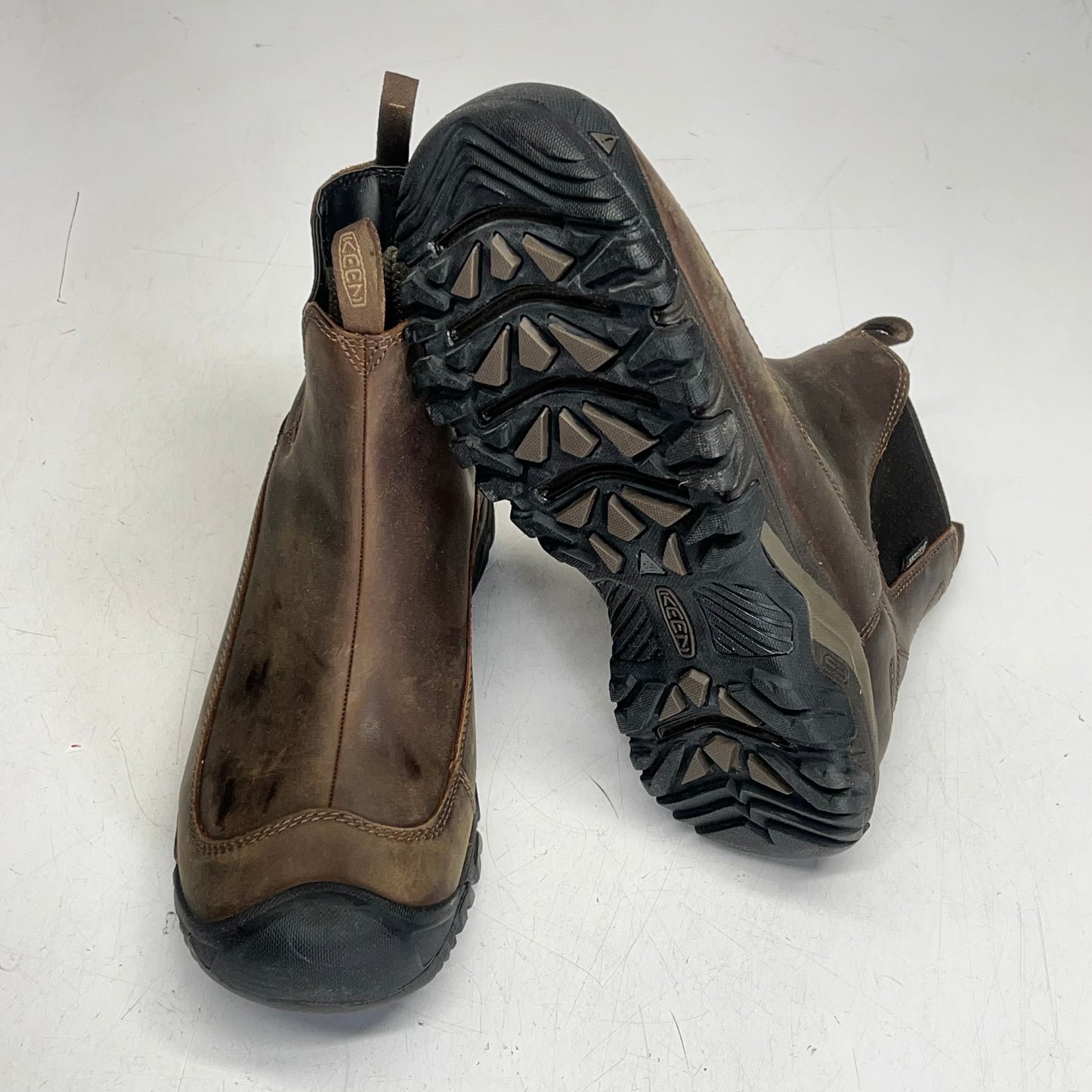 KEEN Anchorage III Waterproof Boots Men's Sz 10 Dark Earth/Mulch 1017790