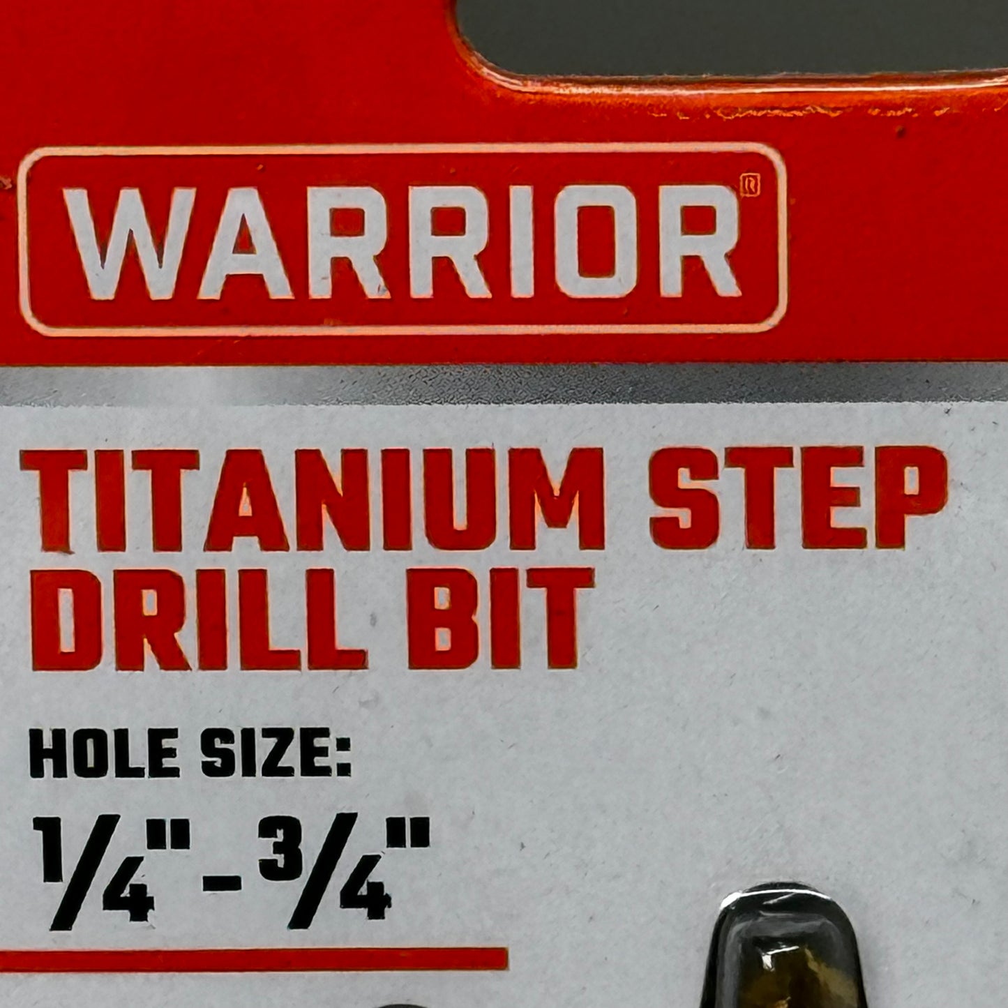 WARRIOR (2 PK!) Titanium Step Drill Bit 1PC 1/4" -3/4" 44460