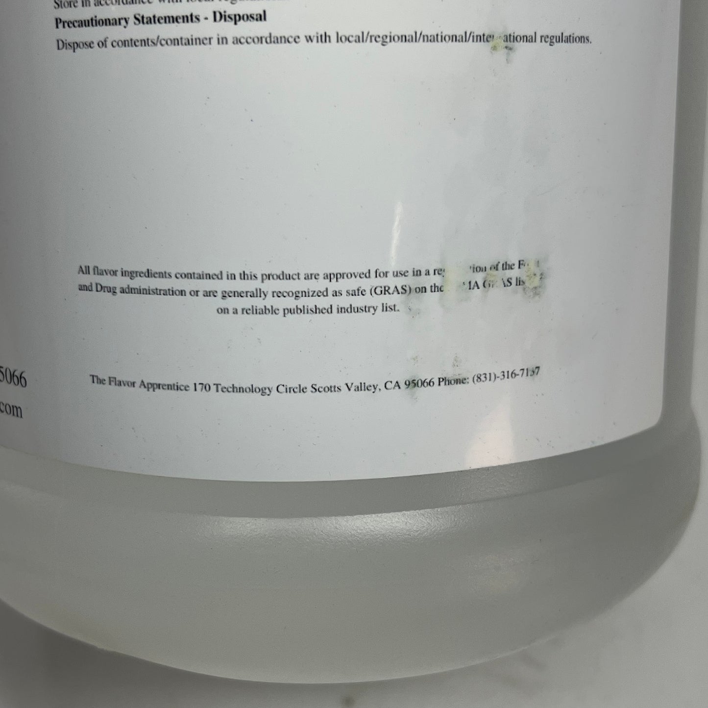 TFA Honeysuckle Pg Flavor Highly Concentrate for All Culinary Applications 1 Gal