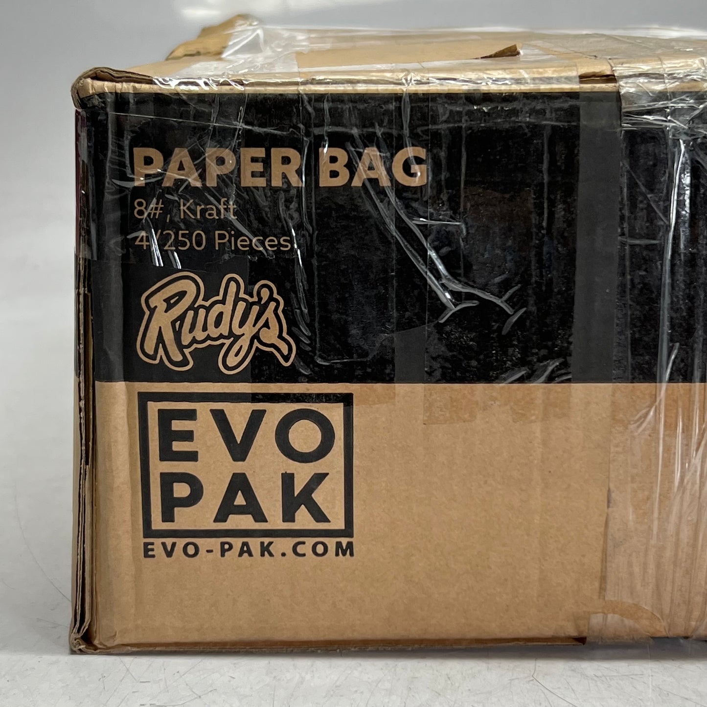 ZA@ RUDY'S (250 PACK) Paper Bag #8 Kraft 250 Pieces Sz 6"L x 4"W x 13"H Brown PB08RB