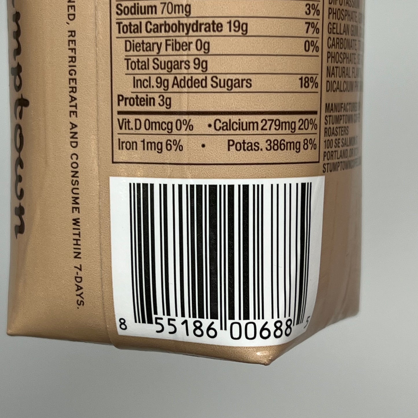 STUMPTOWN (12 PACK) Cold Brew W/ Oatly Chocolate Flavor 11 Fl Oz BB 01/27 (As-Is)