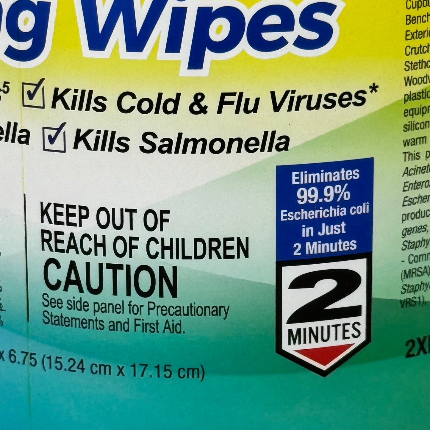 FORCE2(3 PACK,660 WIPES TOTAL) Disinfecting Wipes Effective Against 51 Pathogens