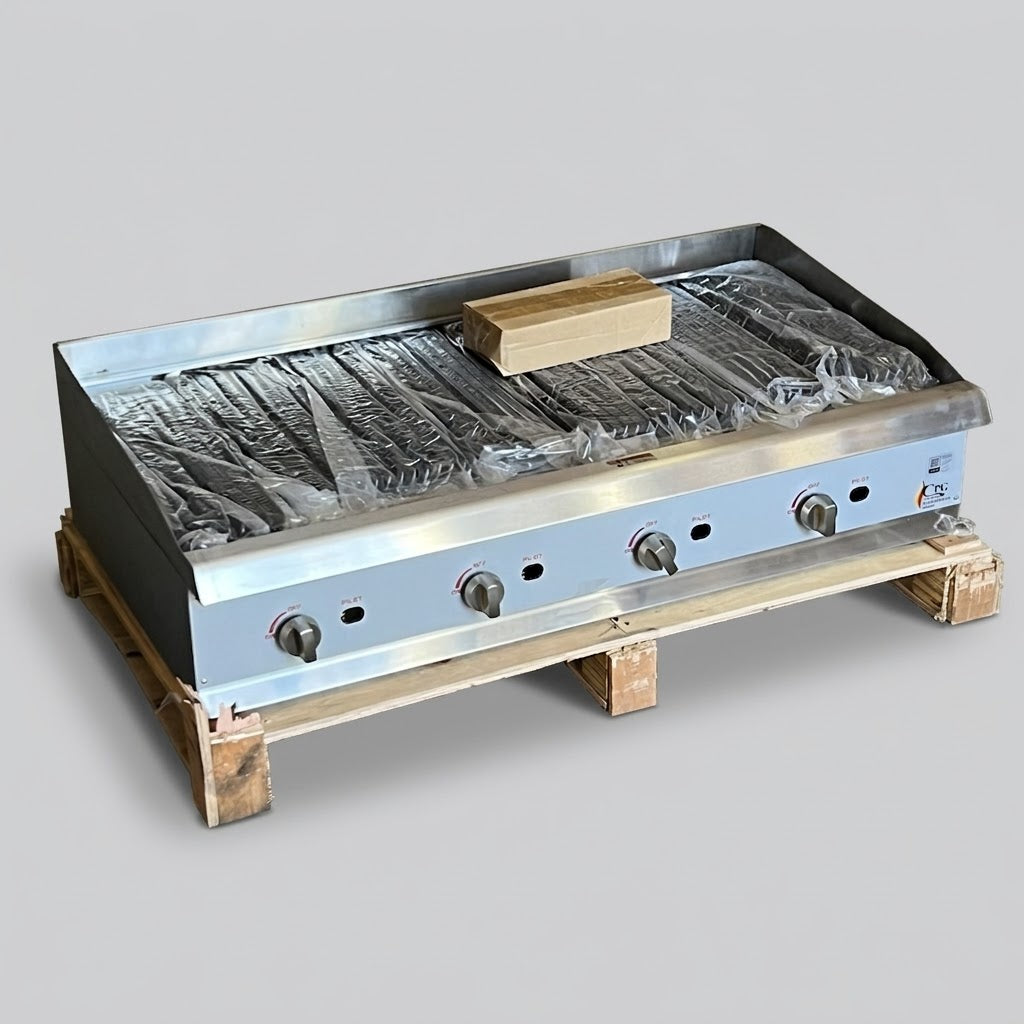 CPG Cooking Performance Group 48" Radiant Charbroiler 160,000 BTU 4 Burner Natural Gas 351CRCPG48NL