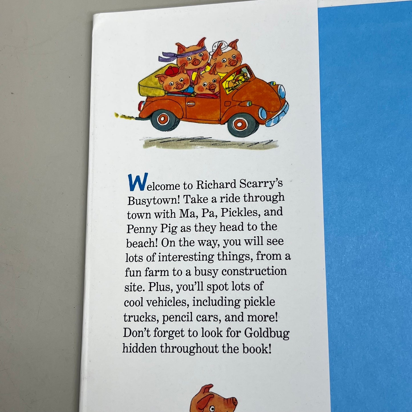 CARS & TRUCKS & THINGS THAT GO 50th Anniversary Edition Hardcover By Richard Scarry