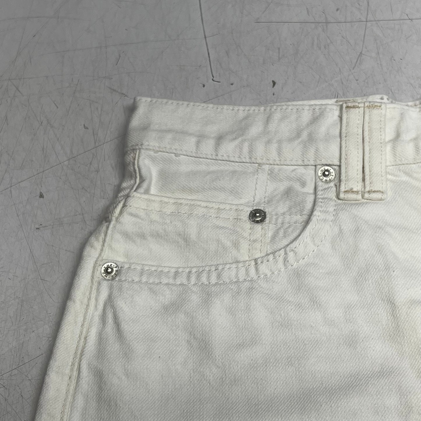 FREE PEOPLE We the Free Montana Shorts Knee Length Women's sz 27 White OB2181075