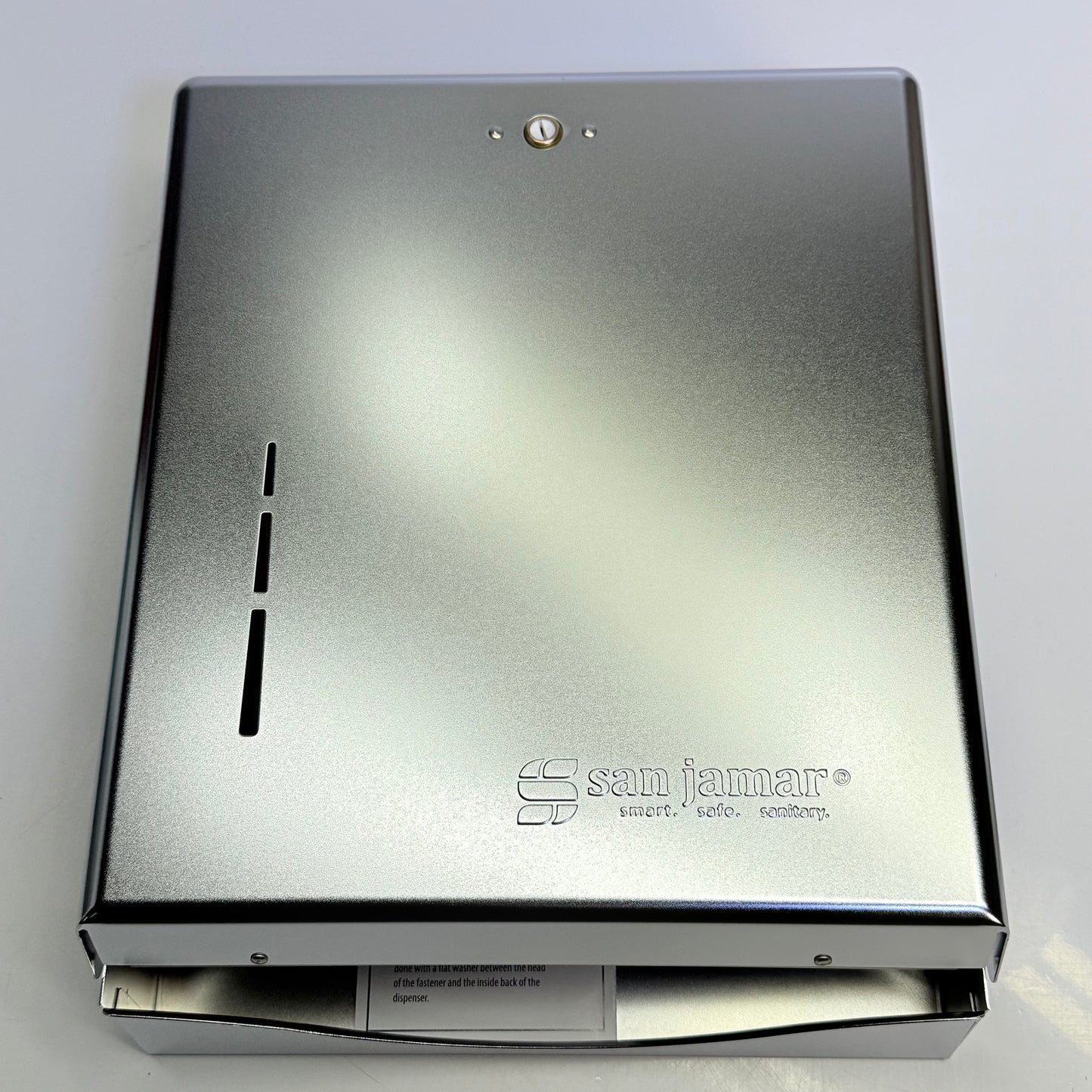 SAN JAMAR C-Fold/Multifold Towel Dispenser 11 3/8 x 4 x 14 3/4 Chrome T1900XC