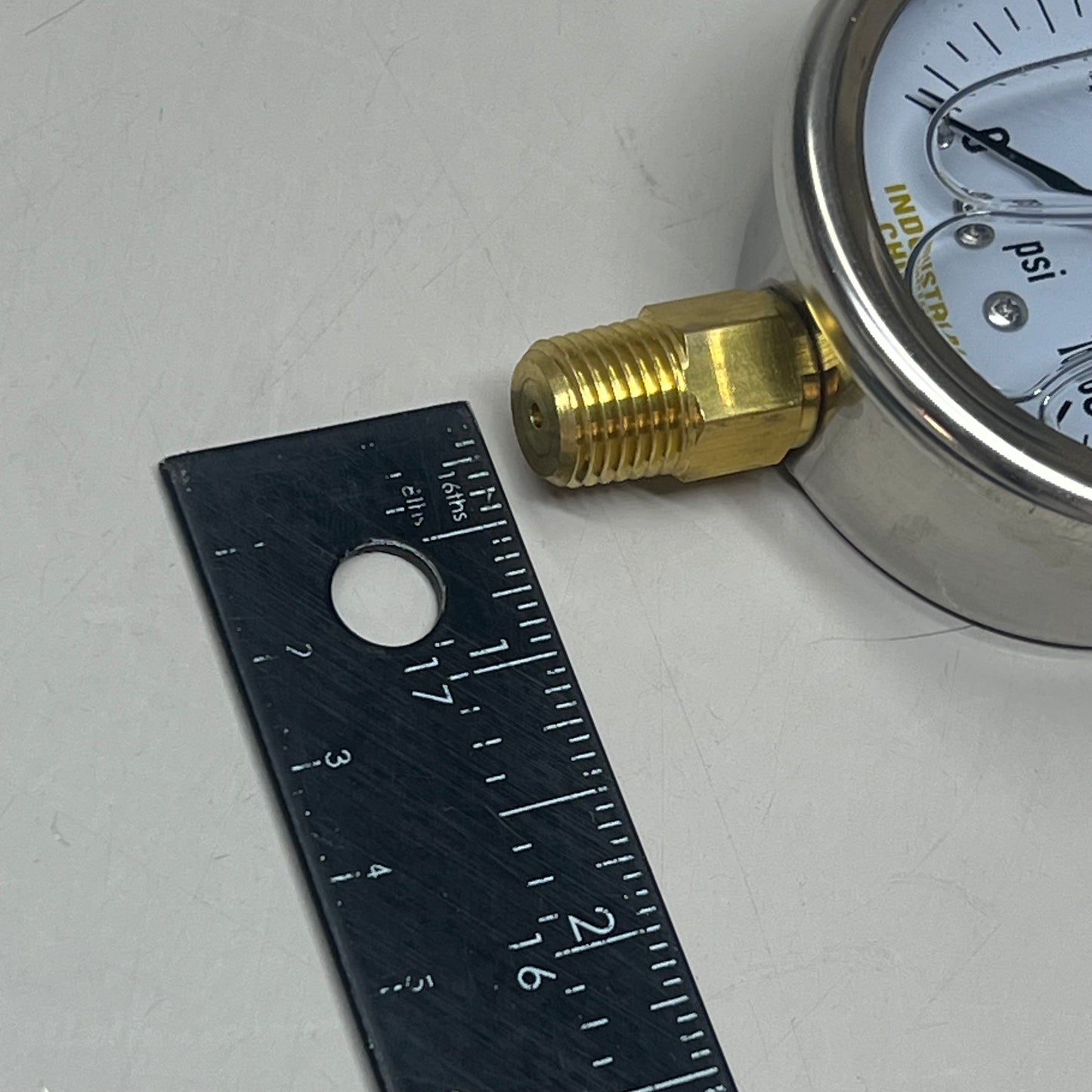 INDUSTRIAL CHOICE Stainless Steel Pressure Gauge 0-160 PSI 2.5" LS-160-2.5-SS-4