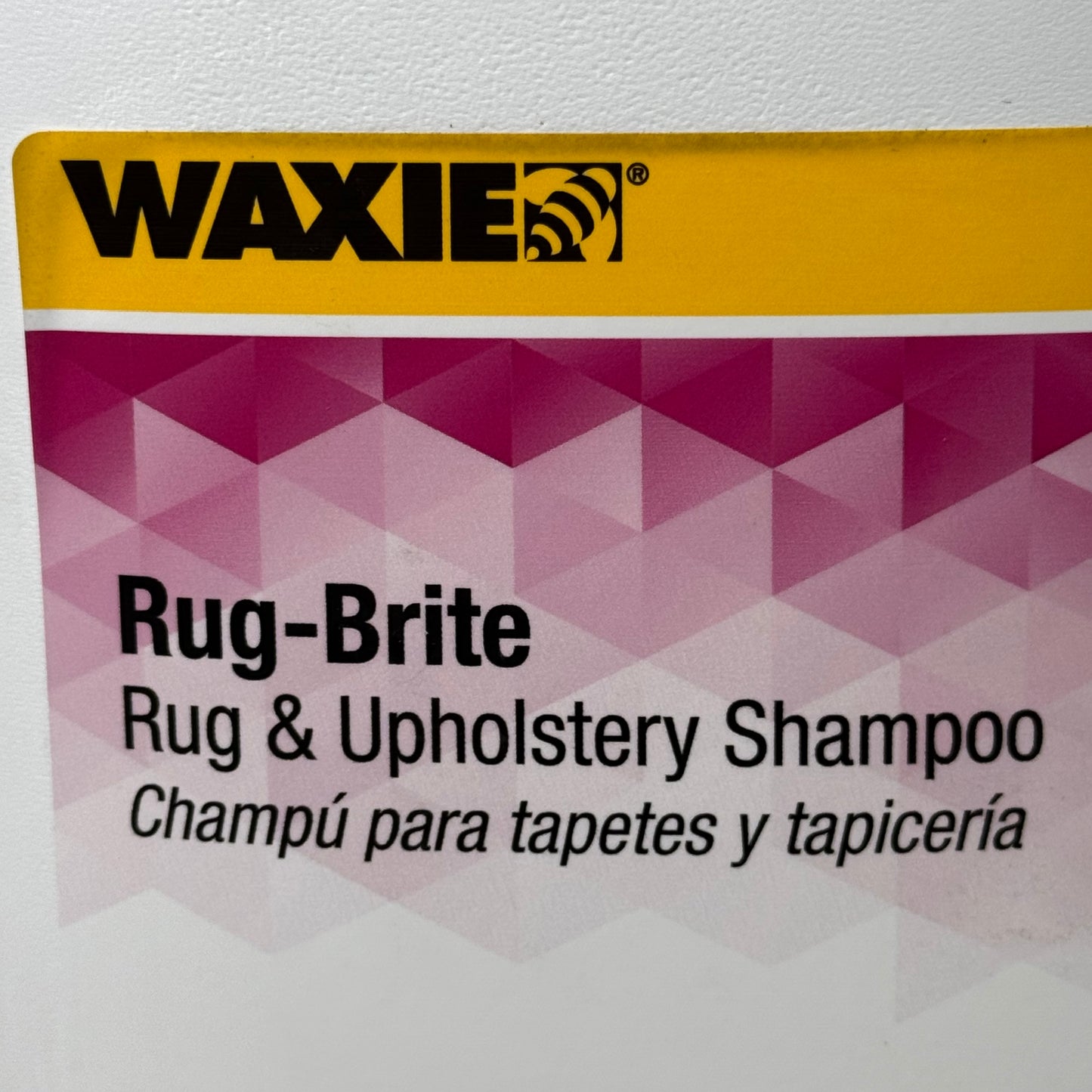 WAXIE (4 PACK!) Rug-Brite Rug & Upholstery Shampoo 1 Gal Each White 1070154