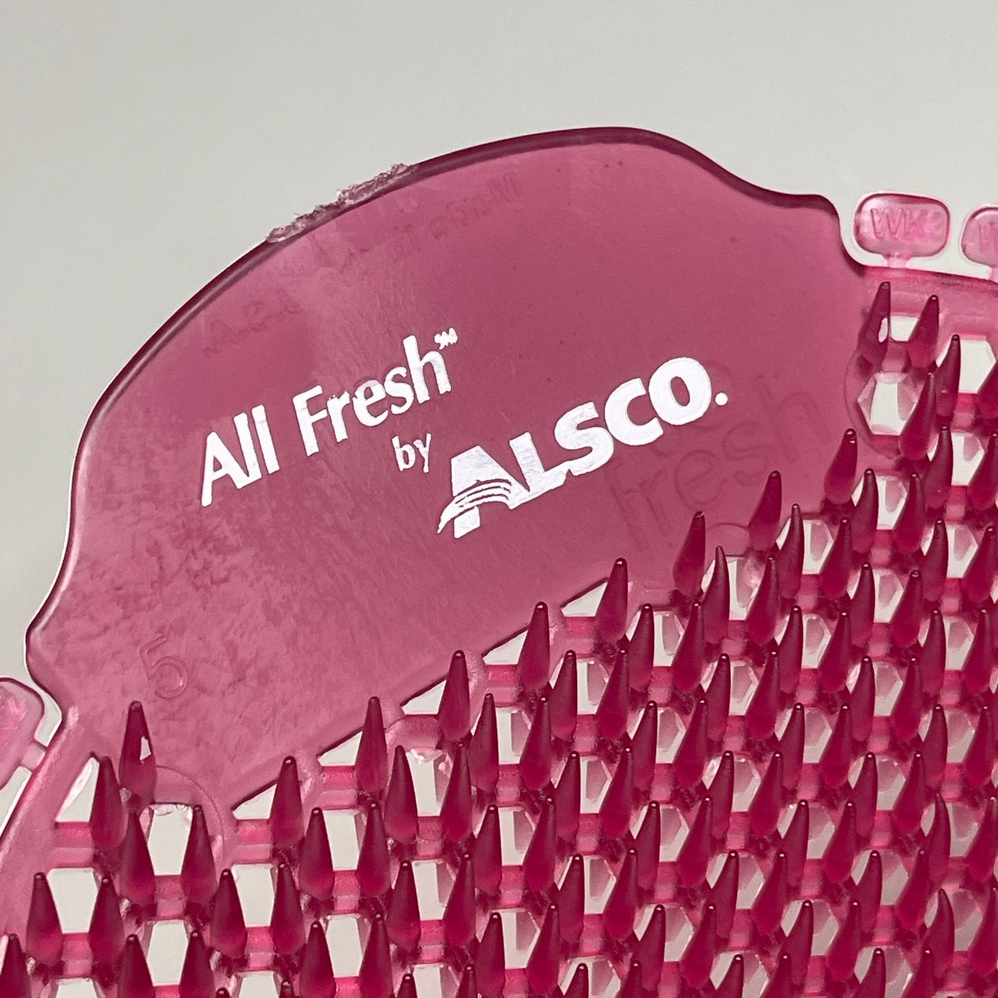 ALSCO 10-PACK! All Fresh Slant7 Urinal Screen Spiced Apple Round 8" Pink RTK0052