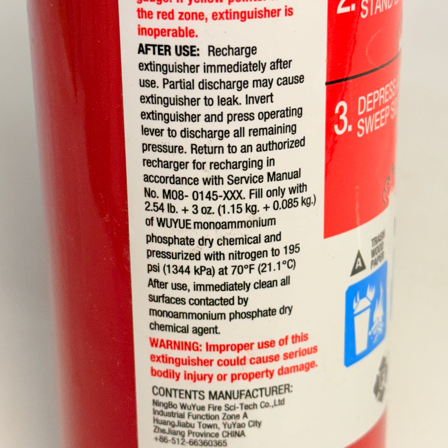 FIRST ALERT(2 PACK) Home1 Multipurpose ABC Rechargeable Fire Extinguisher 2.5 Lb 1-A:10-B:C(New-Other)