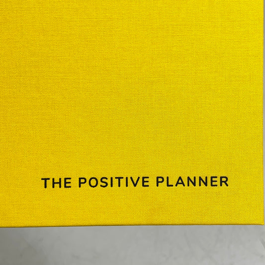 THE POSITIVE PLANNER 12-Week Planner Help Prioritize Mental Health Hardback Book