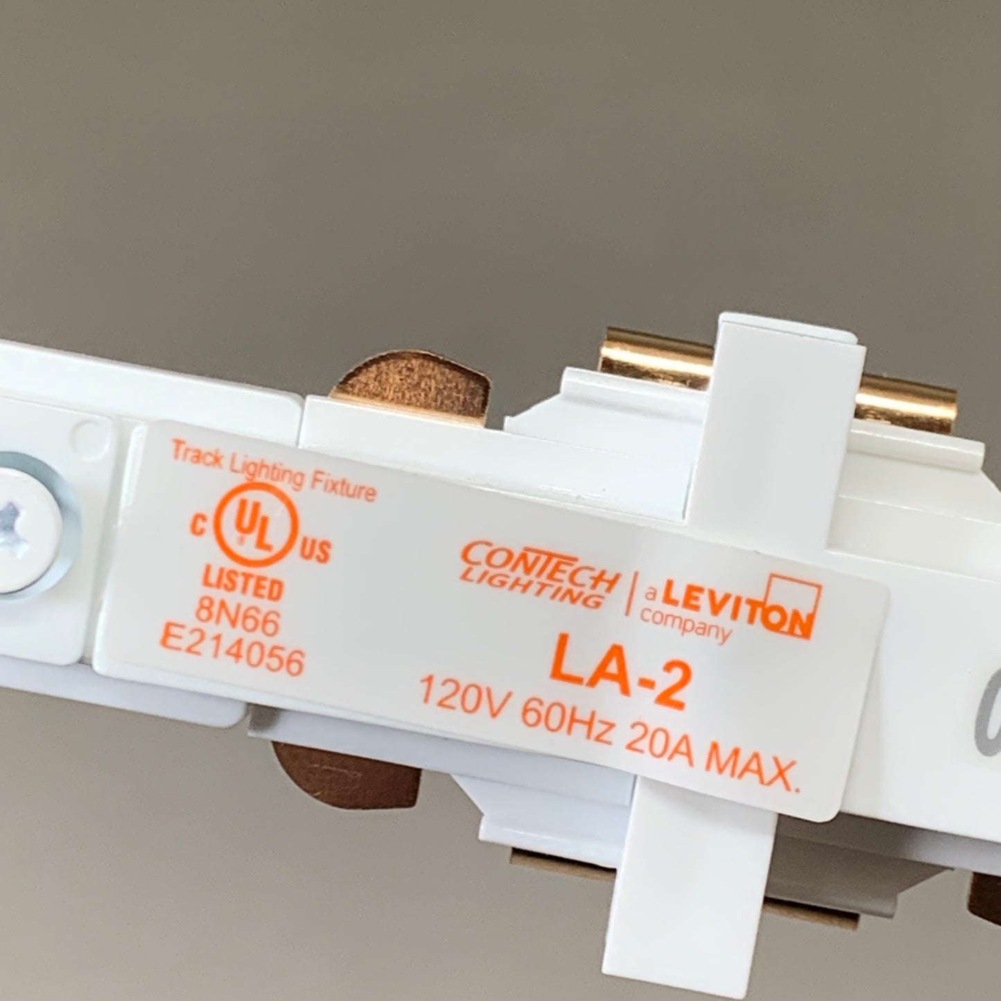 LEVITON (2 PACK) ConTech Mini Connector Conductive End to End White Finish LA-2-P