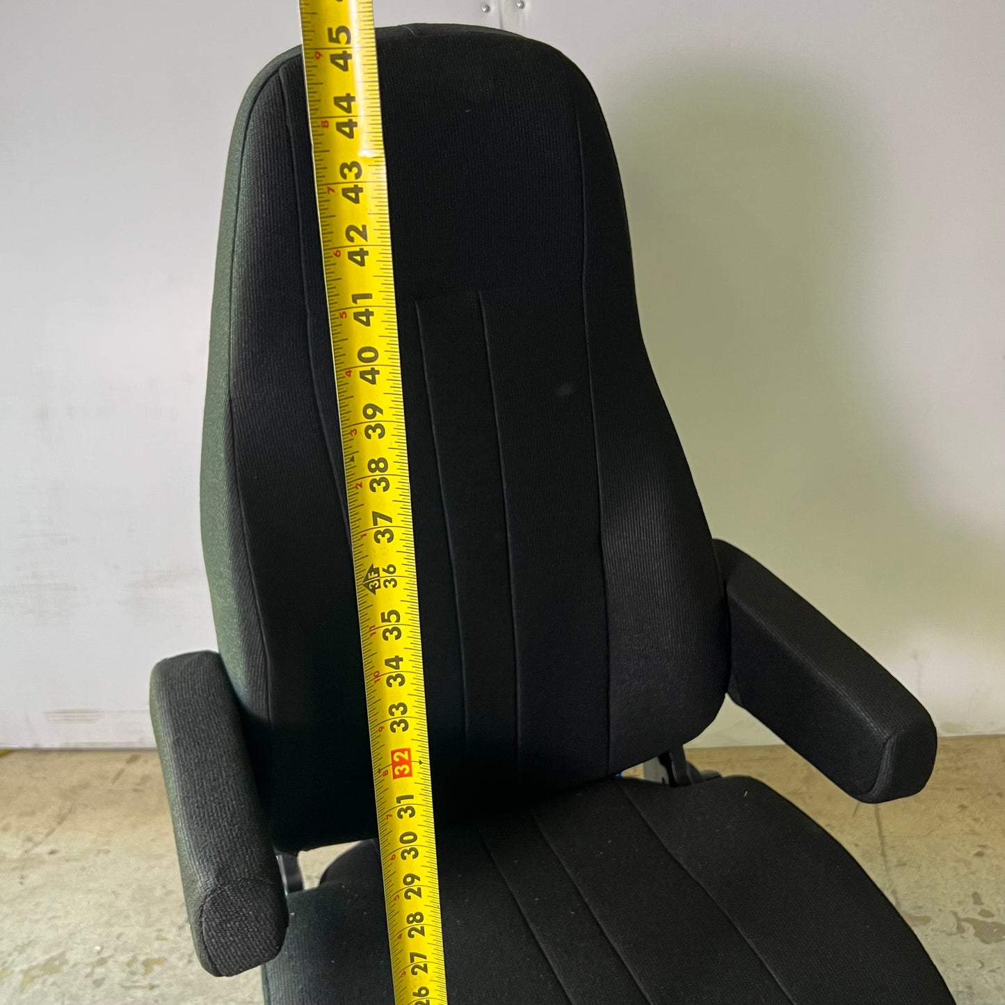 NATIONAL SEATING Captain Seat High Back Black Mordura 50764.365 (Distressed Box)