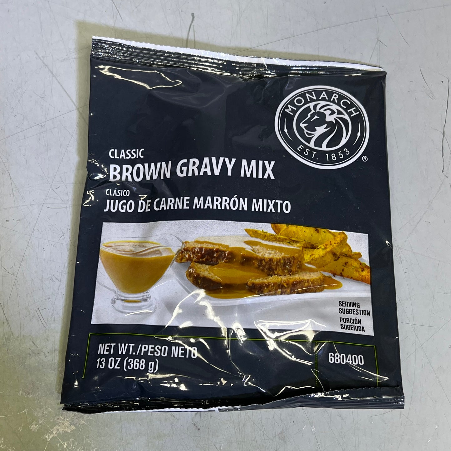 ZA@ MONARCH  (6 PACK) Classic Gravy Mix 13 oz 07/29/25 A