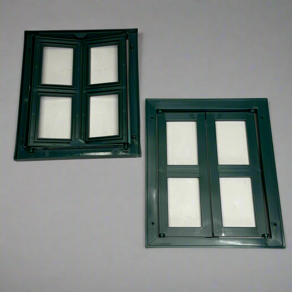 Green Plastic Window Frame 71-5004 Sz 13.5"W x 16"H