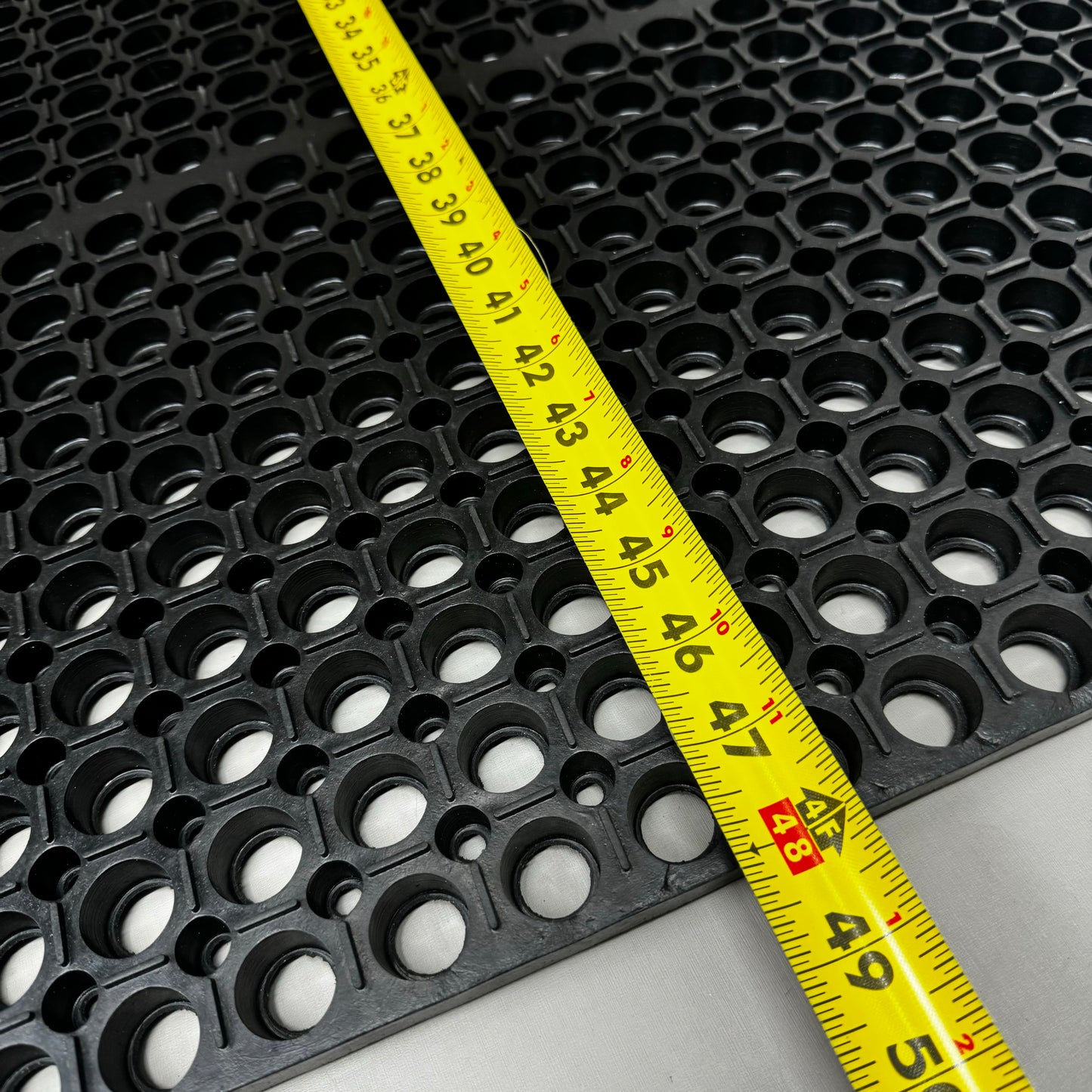 PRO-SAFE Anti-Fatigue Drainage Mat 4'x3'x7/8" CFR Rubber Heavy Duty 40631392