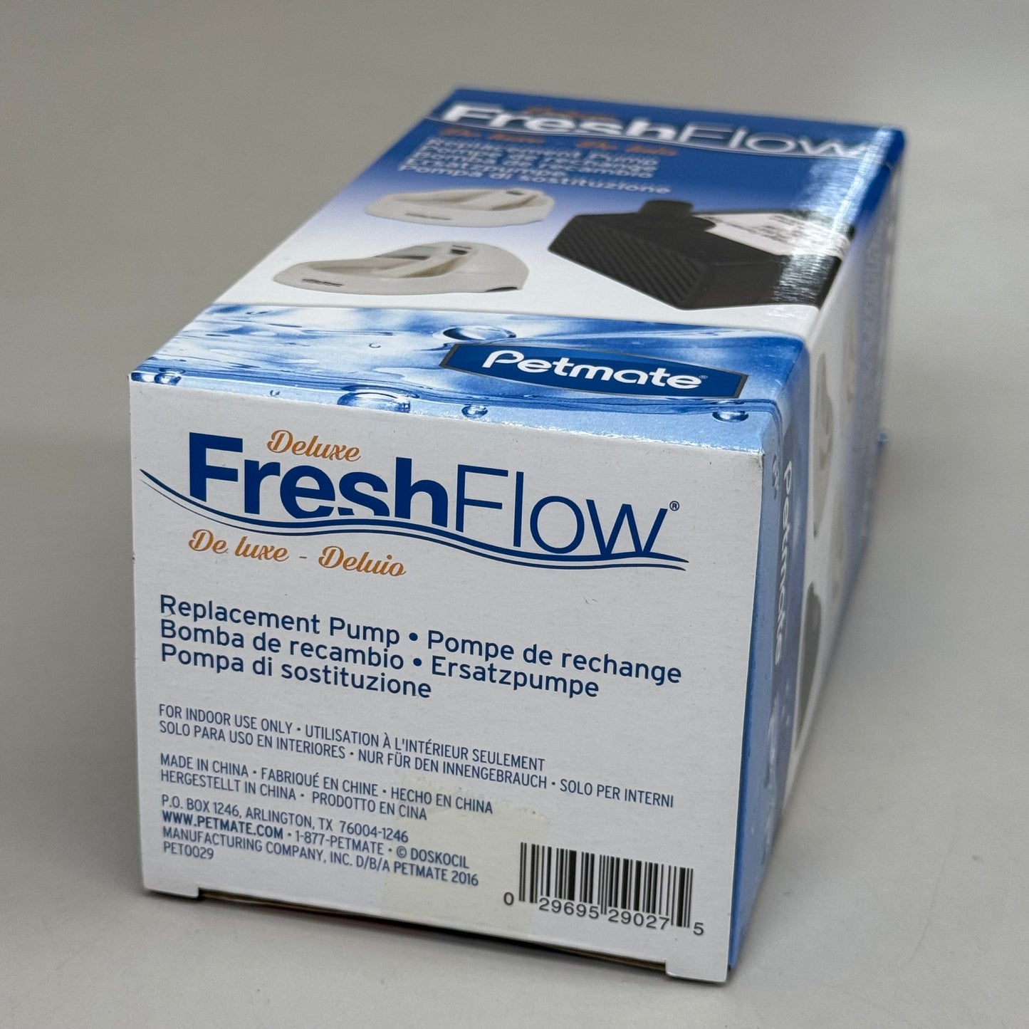 ZA@ PETMATE Deluxe FreshFlow Replacement Pump & AC Adapter TP200LVU A