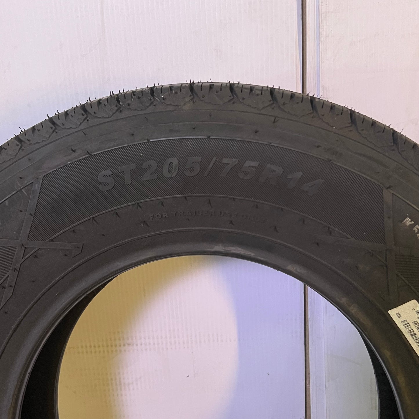 CARLISLE Radial Trail Tires Dot 4524 ST205/75R14 Black 6H1483