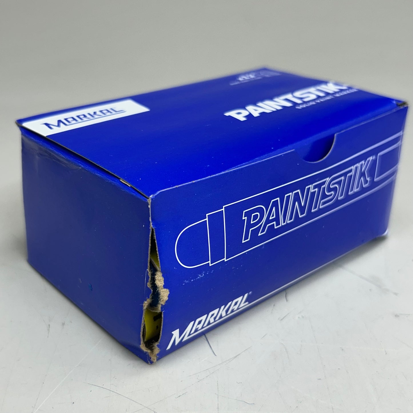 Markal (12 Pack) Solid Paint Crayon PaintStik/ Marker Blue (Slightly Distressed)